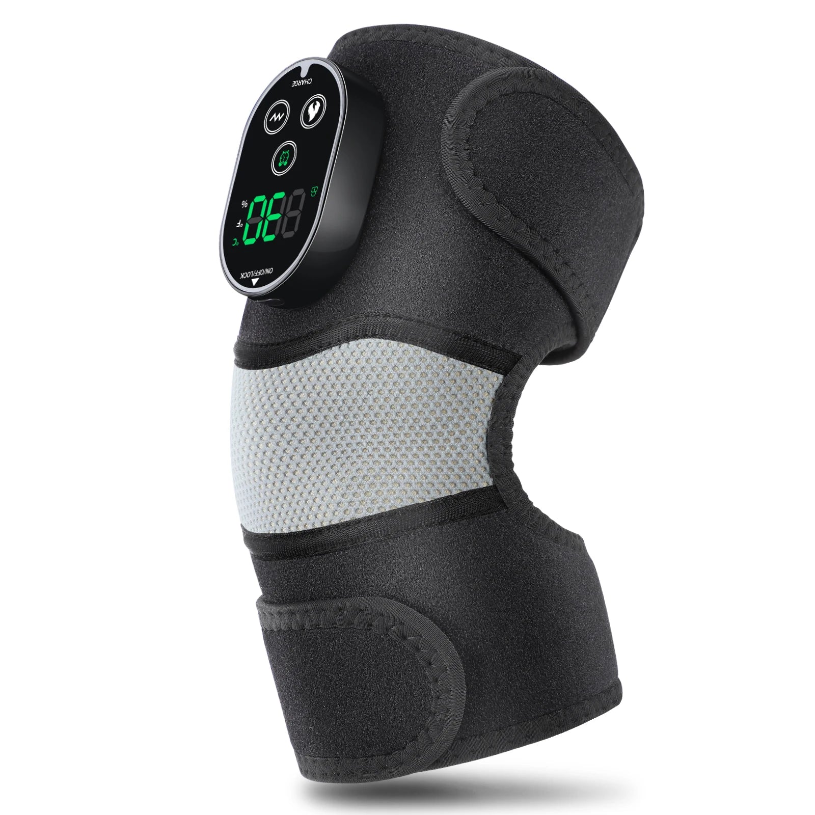 Cordless Heated Knee Massager with Vibration Therapy for Joint Pain Relief - 16