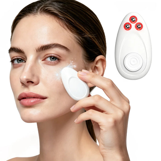Electric Eye Massager with Cooling Roller Balls for Puffiness and Dark Circles