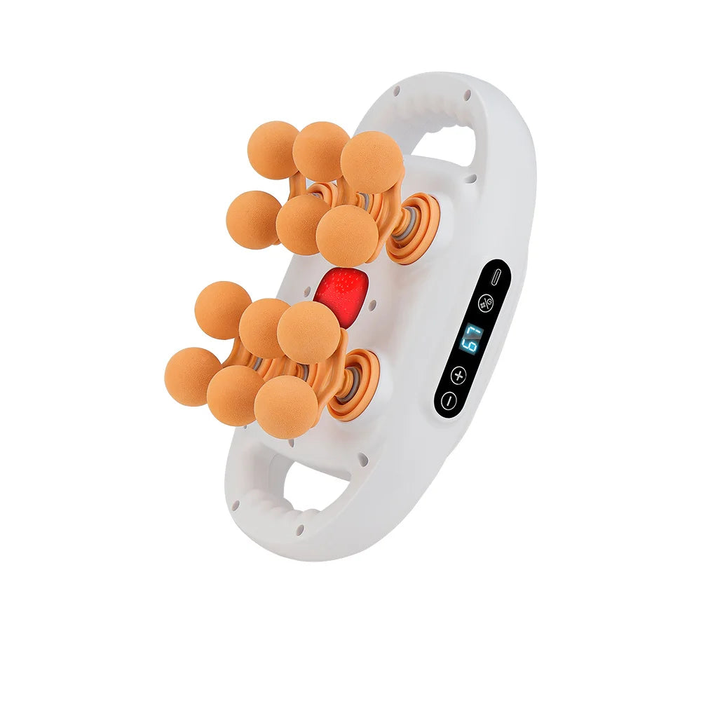 12-Head Deep Tissue Massage Gun for Full Body Relief