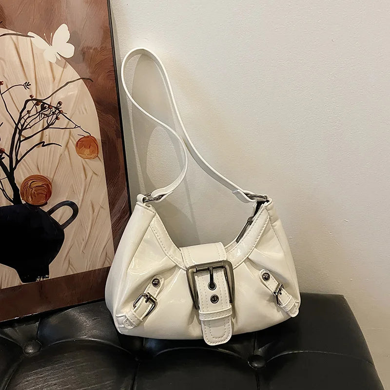 Luxury Retro Pleated Hobo Bag