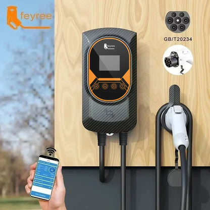 Smart EV Wallbox Charger - WiFi APP Control GB/T Electric Vehicle Charging Station