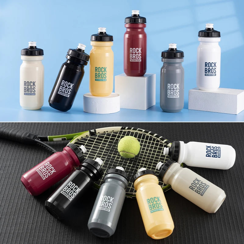 ROCKBROS 600ML Squeeze Sports Water Bottle for Cycling & Outdoor Activities