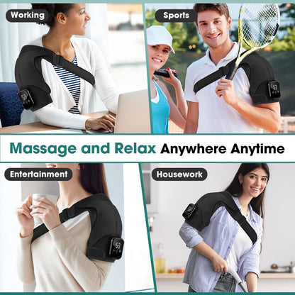Heated Joint Massager Brace for Shoulder Knee Elbow