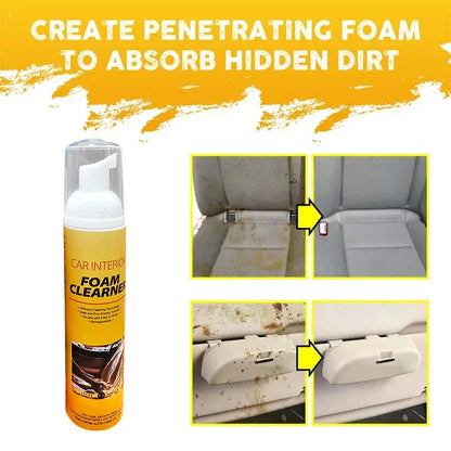 Multipurpose Car Interior Foam Cleaner & Leather Restorer