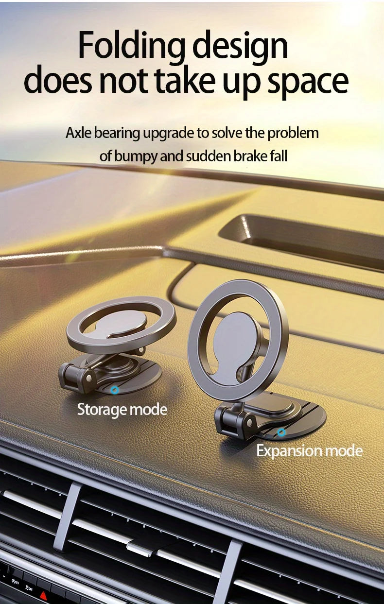 1040° Rotation Magnetic Car Phone Mount for iPhone 16 15 14 13 12 & Android - 10