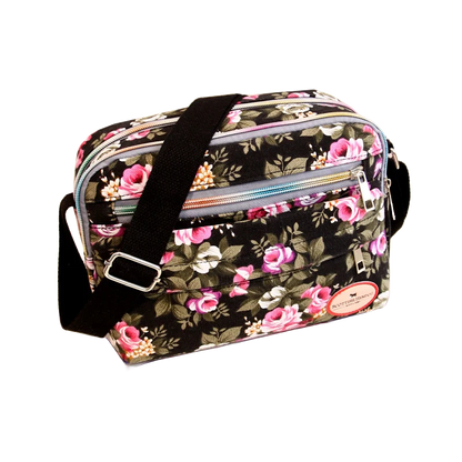 Luxury Vintage Floral Canvas Tote