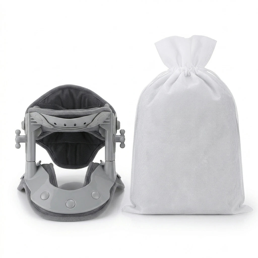 Heated Cervical Neck Traction Stretcher with Adjustable Height & Heat Therapy - 12