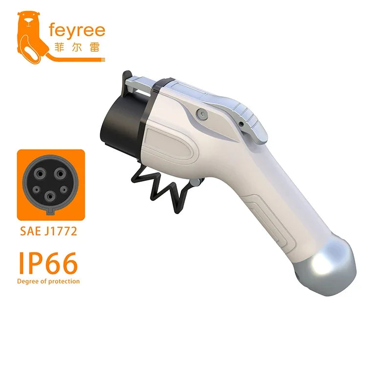 J1772 EV Charging Plug - 16A/32A Universal Electric Vehicle Charger Connector - 6