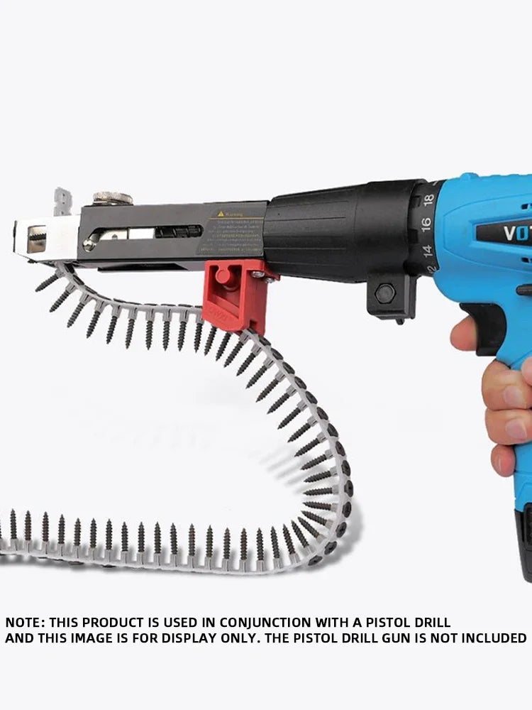 Automatic Chain Screw Gun Attachment for Electric Drills & Woodworking - 13