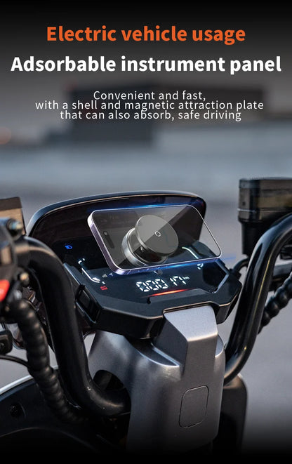 Strong Magnetic Vacuum Suction Cup Phone Holder for Car, Gym & Kitchen