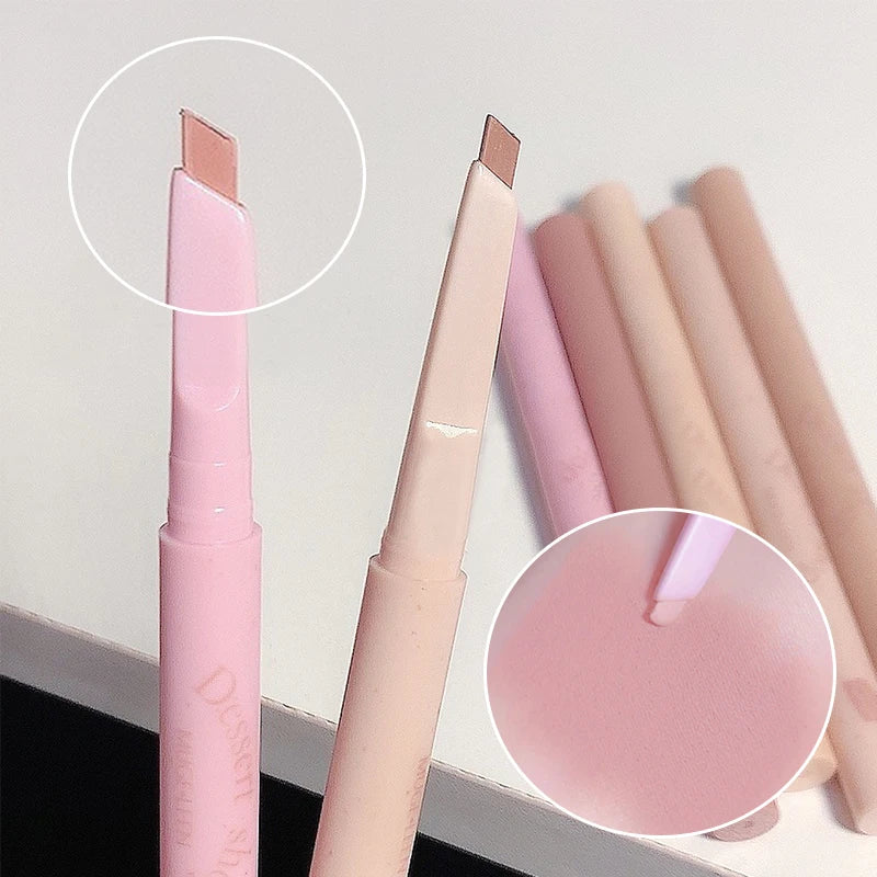 Waterproof Matte Lip Liner Pencil - Long-Lasting Automatic Shaping Pen