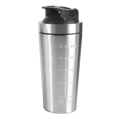 Stainless Steel Sports Protein Shaker Bottle - 500ml & 750ml Leakproof