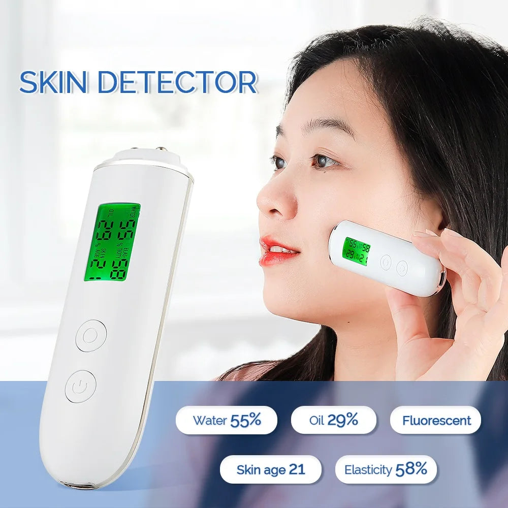 Smart Skin Moisture & Oil Analyzer - Face Hydration Tester - 1
