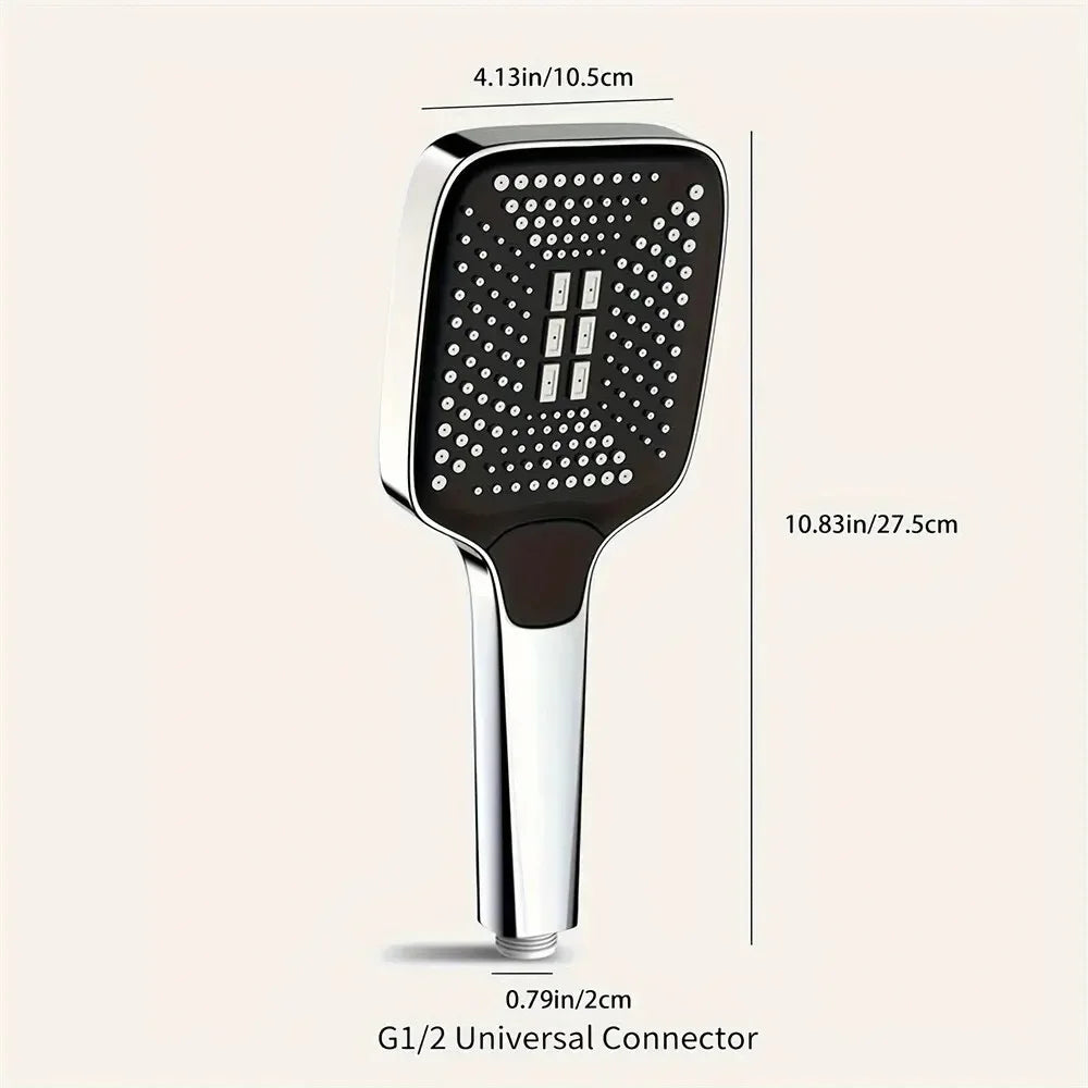 High Pressure 3-Mode Handheld Rainfall Shower Head - 5...d4b8a4ff8847eD.webp
