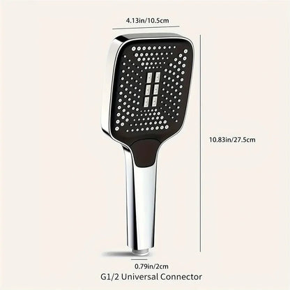 High Pressure 3-Mode Handheld Rainfall Shower Head