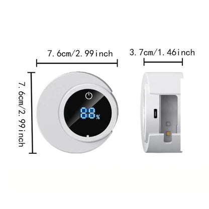 Smart UV Toothbrush Sanitizer and Wall Mount Holder with Air Drying