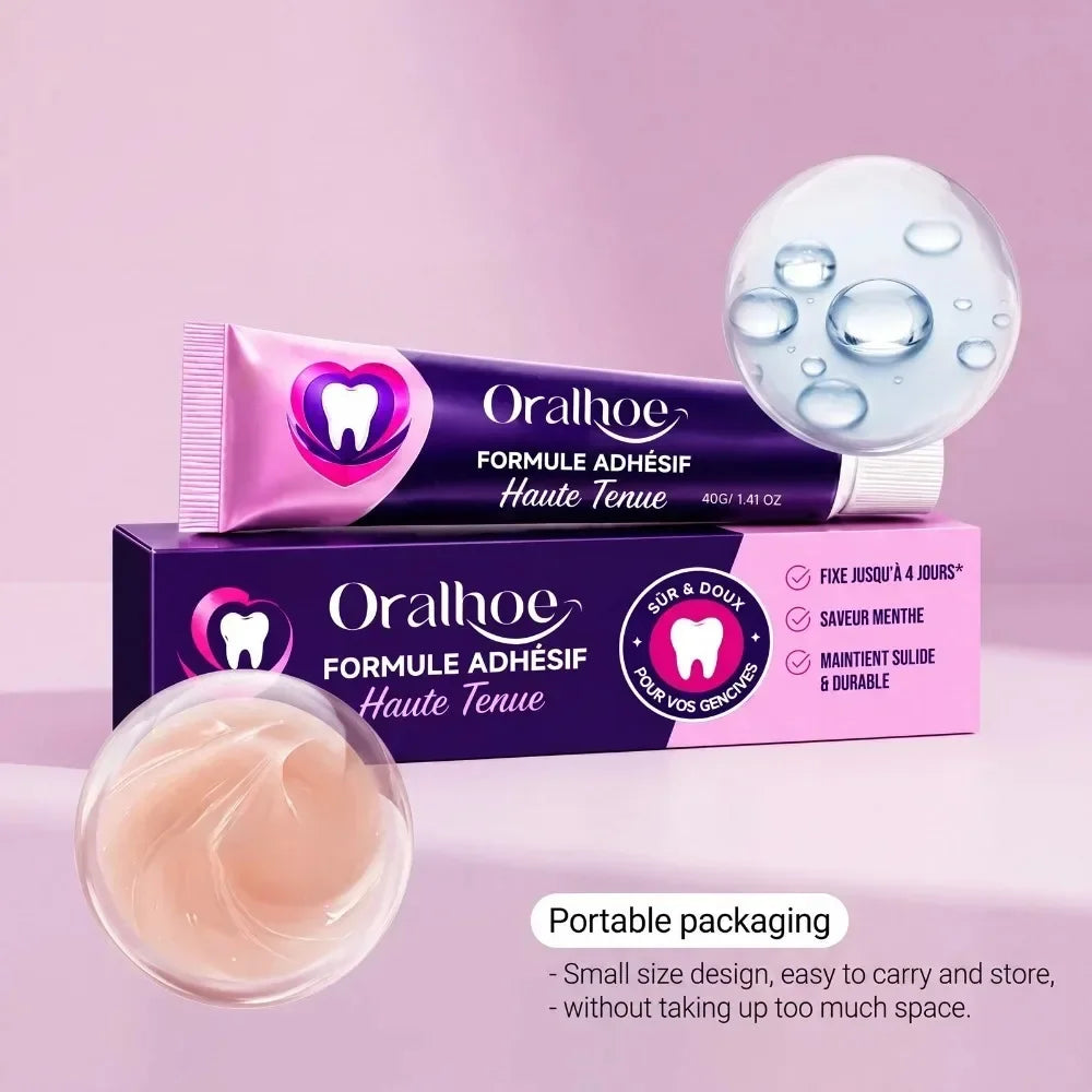 Soft Silicone Denture Reline Cushion - Comfortable Daily Stabilizing Adhesive - 12