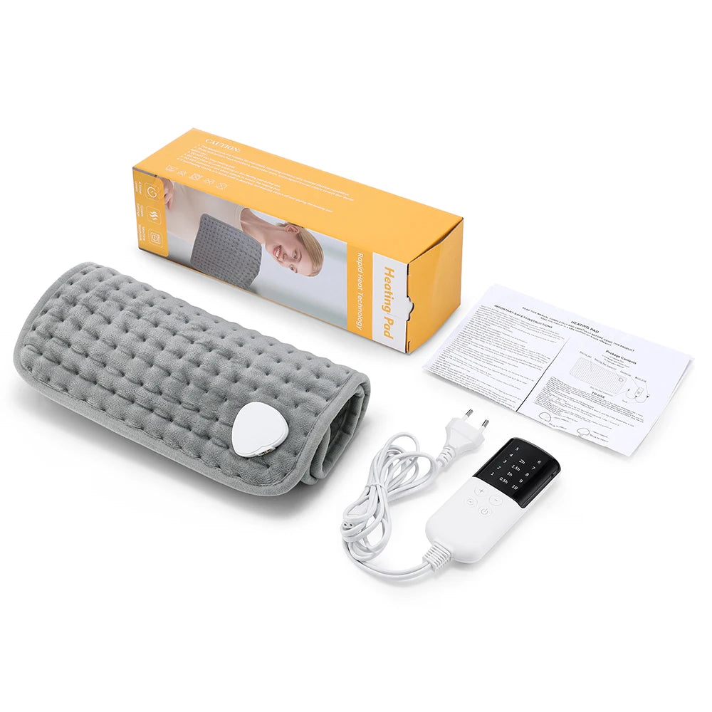 Electric Heating Pad for Back, Neck and Leg Pain Relief with Temperature Control