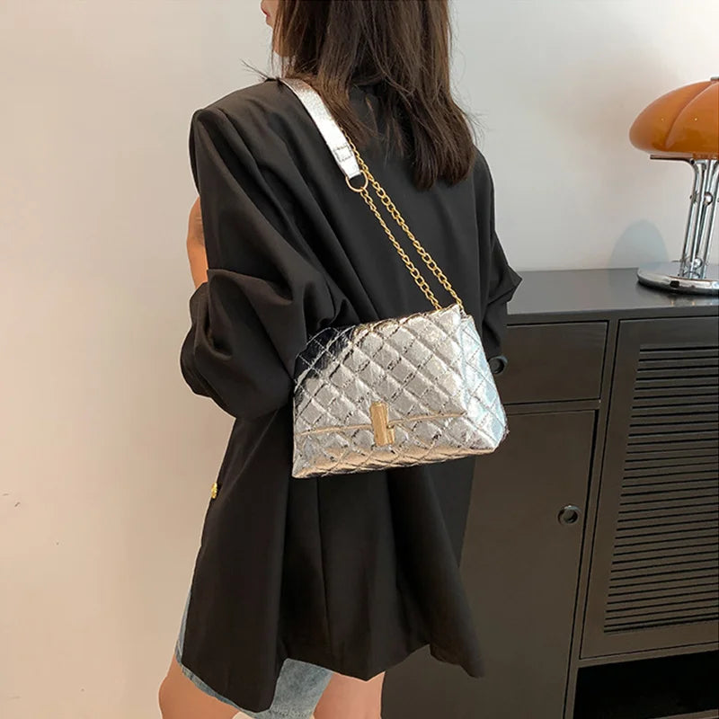 Luxury Sparkly Y2K Shoulder Bag