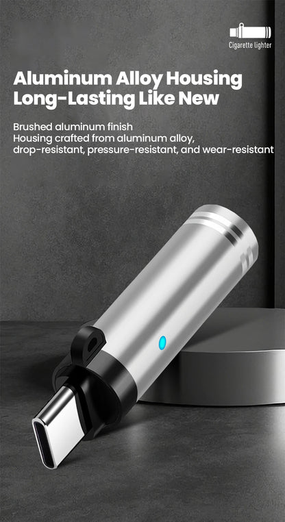 Mini USB-C Portable Cigarette Lighter - Instant Flameless Igniter