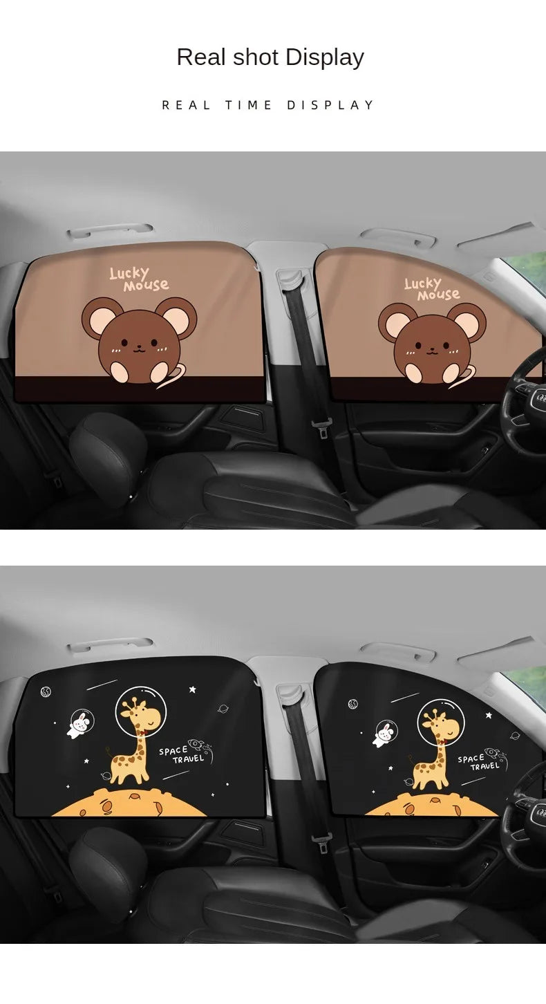 Magnetic Car Window Sunshade for Baby UV Protection