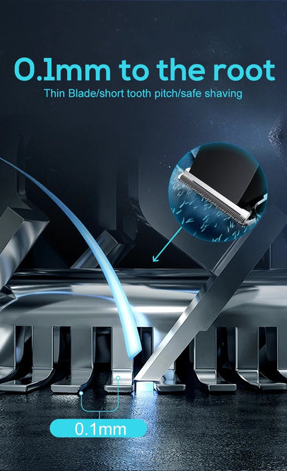 USB Rechargeable Electric Hair Clipper & Beard Trimmer Shaver