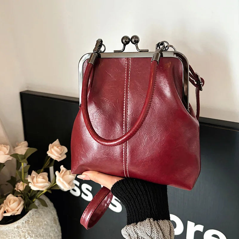 Luxury Vintage Kiss Lock Bag