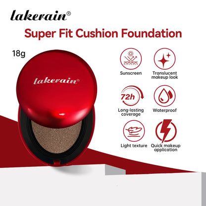 72H Waterproof Semi-Matte Cushion Foundation with Sunscreen
