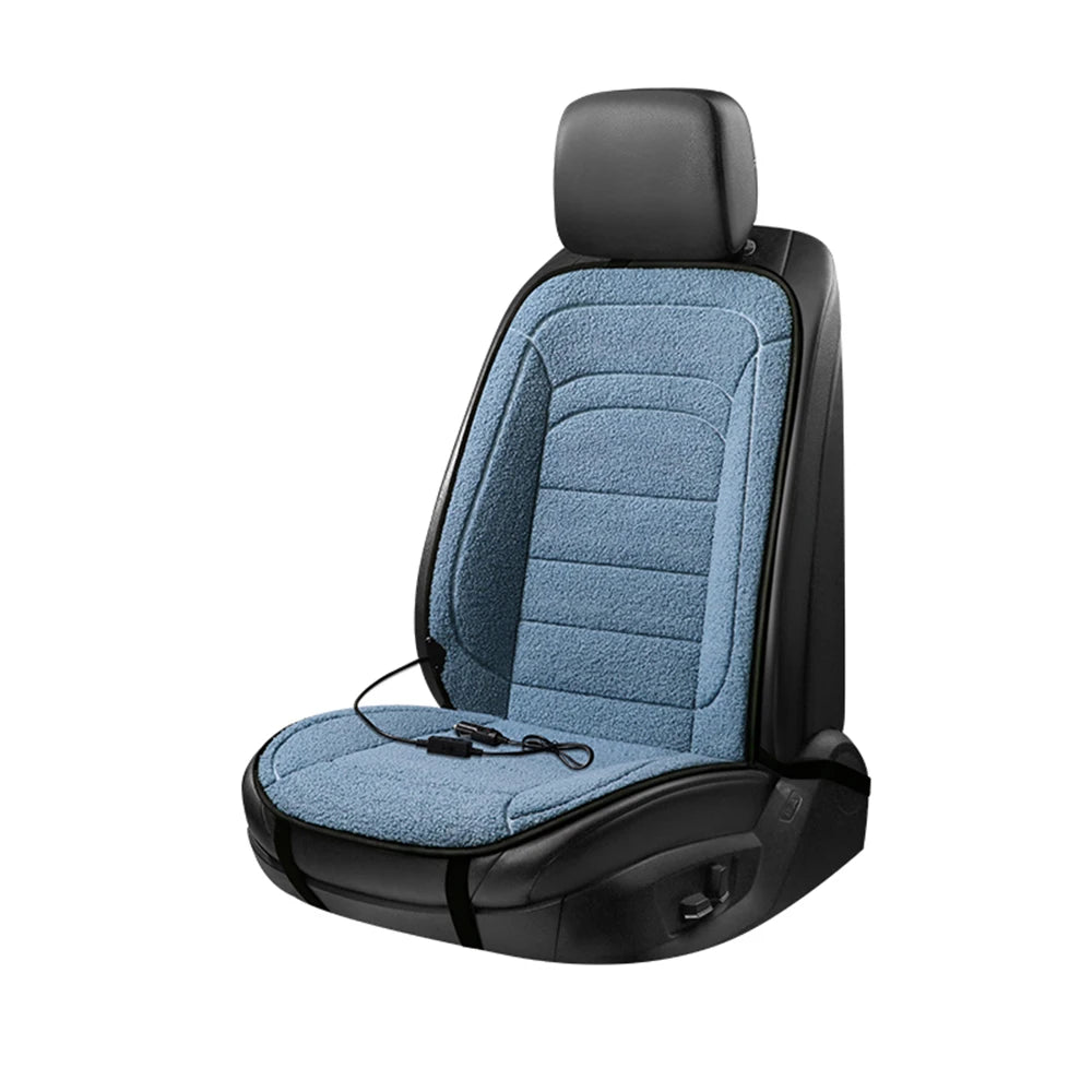 Heated Car Seat Cover - Universal Plush Cushion with Rapid Heating for Winter - 18