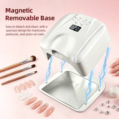 78-LED Dual-Mode UV Nail Lamp - Gel Polish Dryer with Auto Sensor
