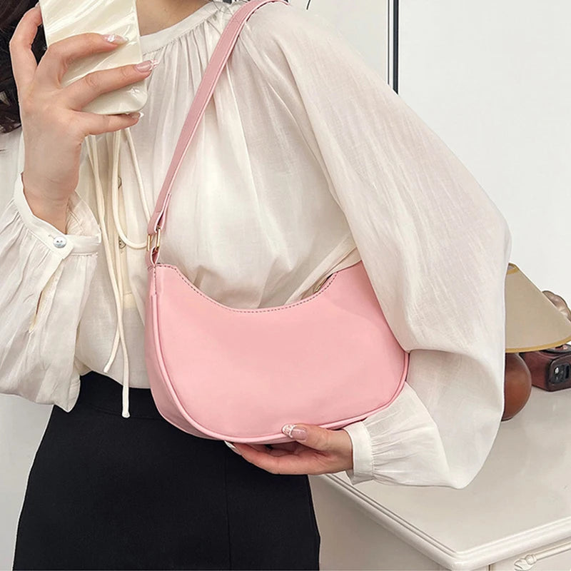 Luxury Stone Pattern Shoulder Bag