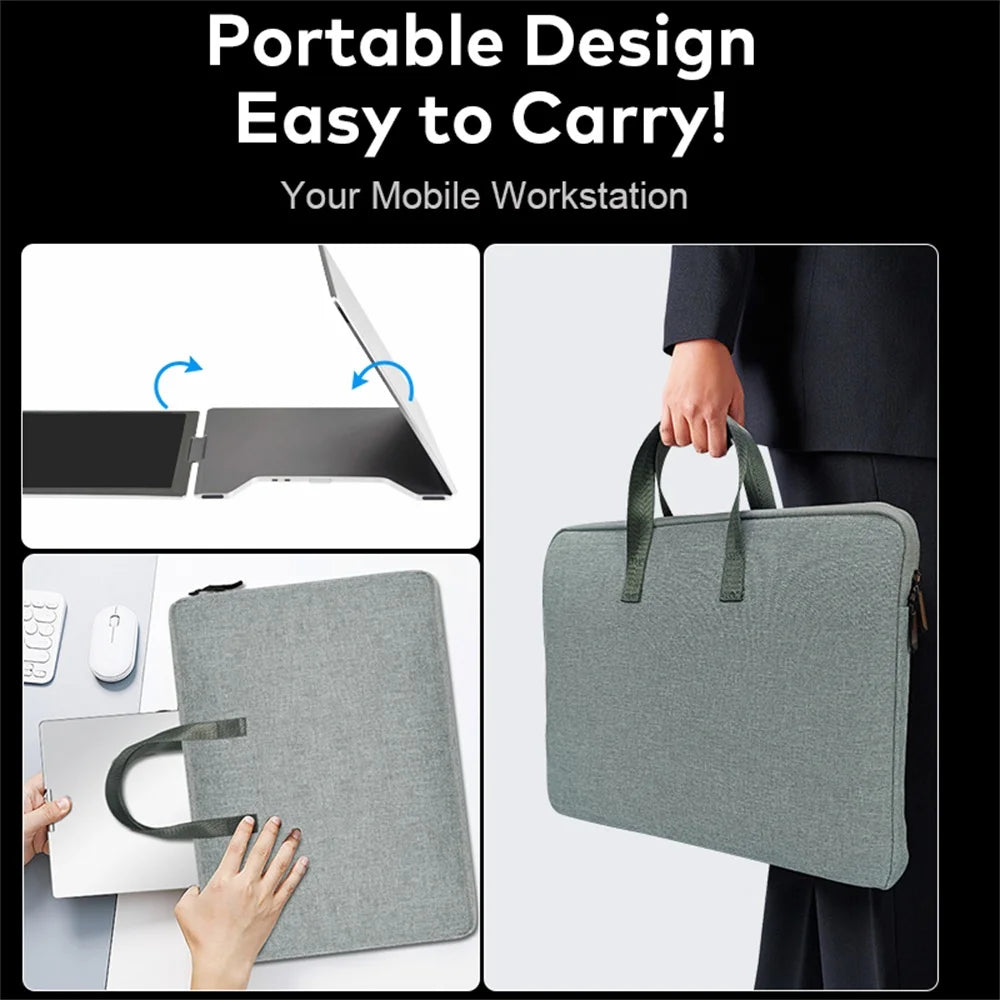 Dual Screen Laptop Monitor Extender - FHD Portable Sub-Monitor for PC - 16
