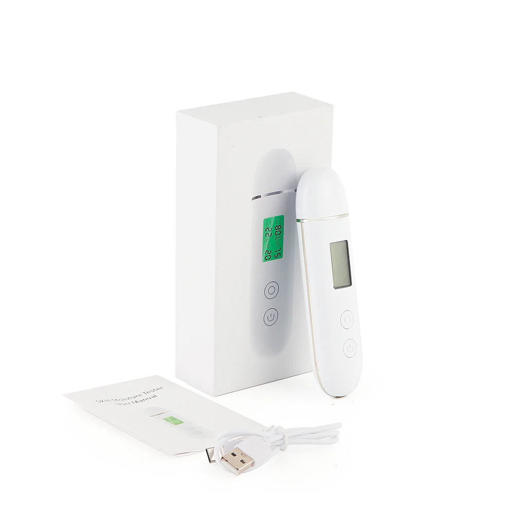 Smart Skin Moisture & Oil Analyzer - Face Hydration Tester - 16