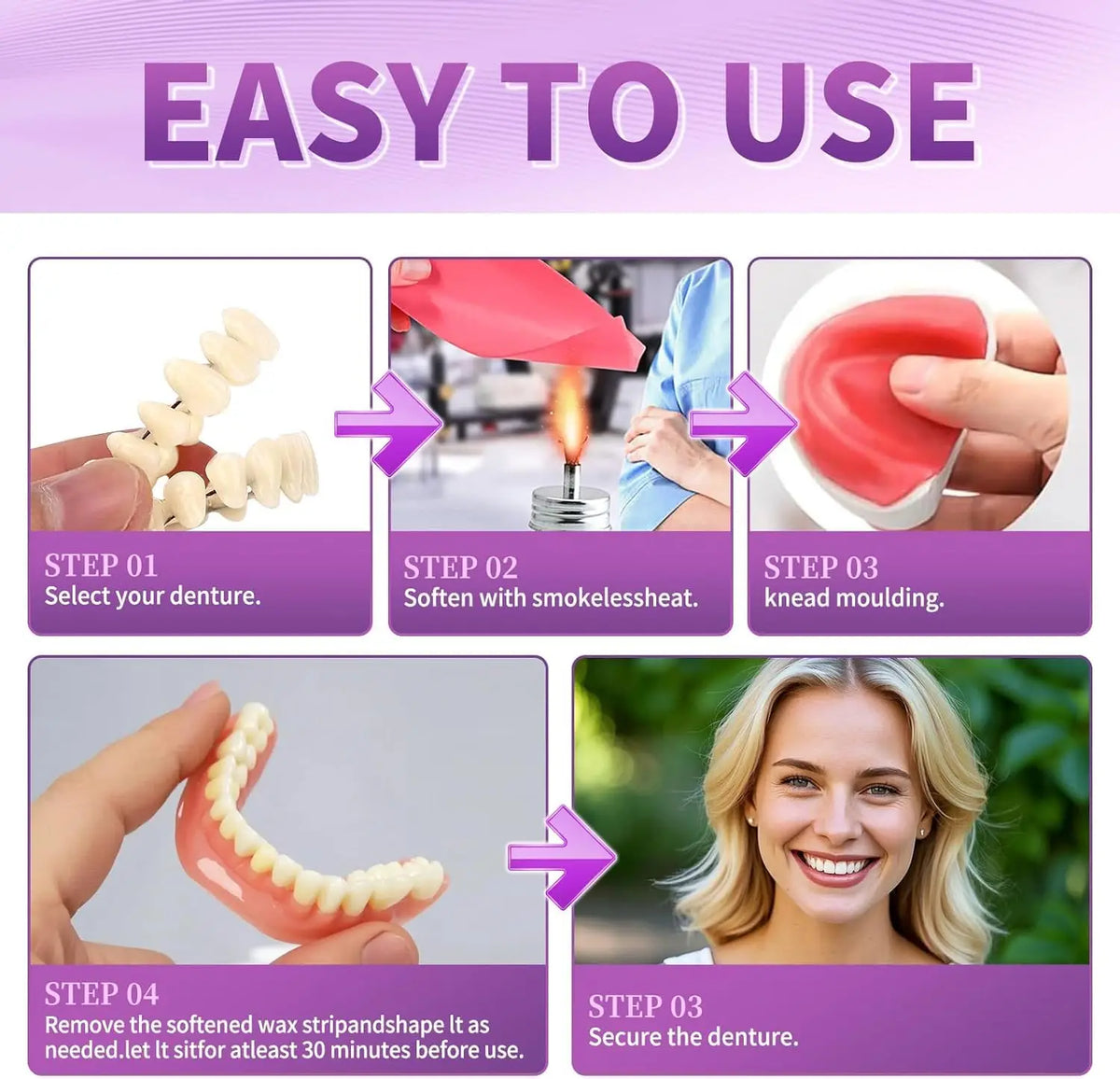Cosmetic Silicone Dentures for Instant Smile Makeover & Comfort