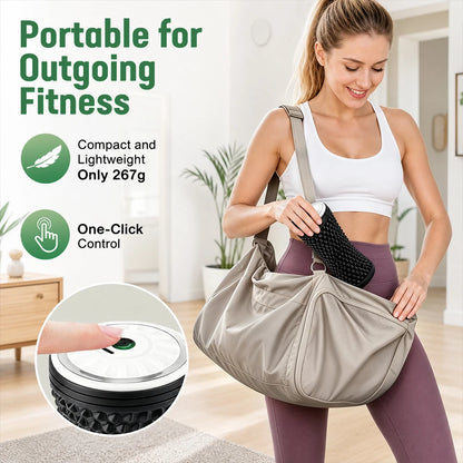 Electric Vibrating Foam Roller for Deep Tissue Muscle Recovery & Pain Relief
