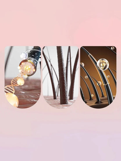 Fast Heating Cordless Hair Straightening Brush - Anti-Frizz Ionic Styling Comb