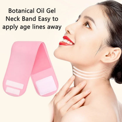 Silicone Moisturizing Neck Wrap – Anti-Wrinkle Reusable Gel Spa Neck Mask