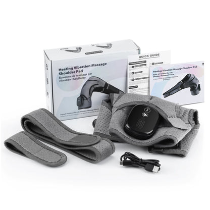 Cordless Shoulder Massager with Heat and Vibration for Pain Relief