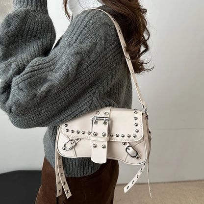 Luxury Trendy Rivet Shoulder Bag