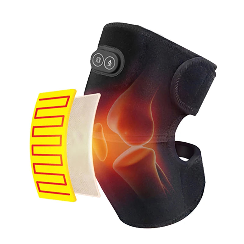 Heated Shoulder & Knee Massage Brace - Graphene Pain Relief - 9