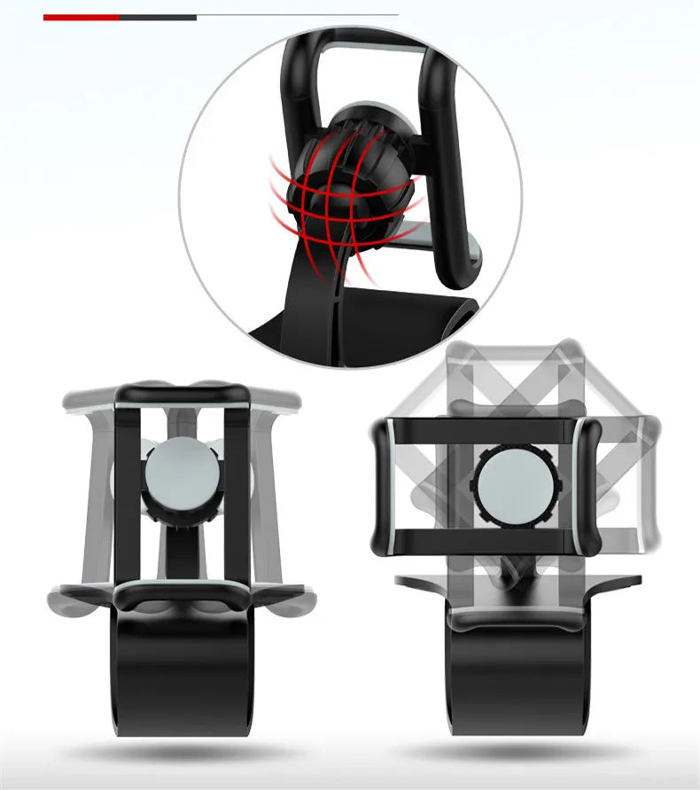 Universal Car Phone Holder Clip Dashboard Mount Stand for GPS Navigation