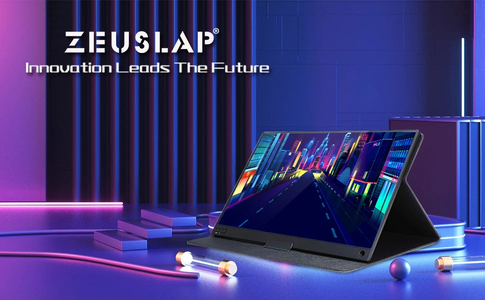 15.6" Portable Monitor 1080P IPS Full HD Laptop & Phone Second Screen - 8
