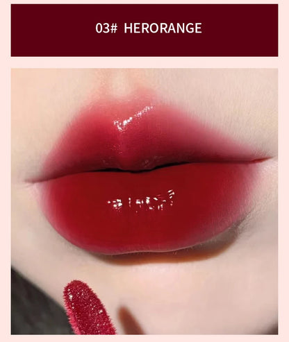 Glass-Like Lip Lacquer - Mirror Shine Hydrating Long-Lasting Lipstick