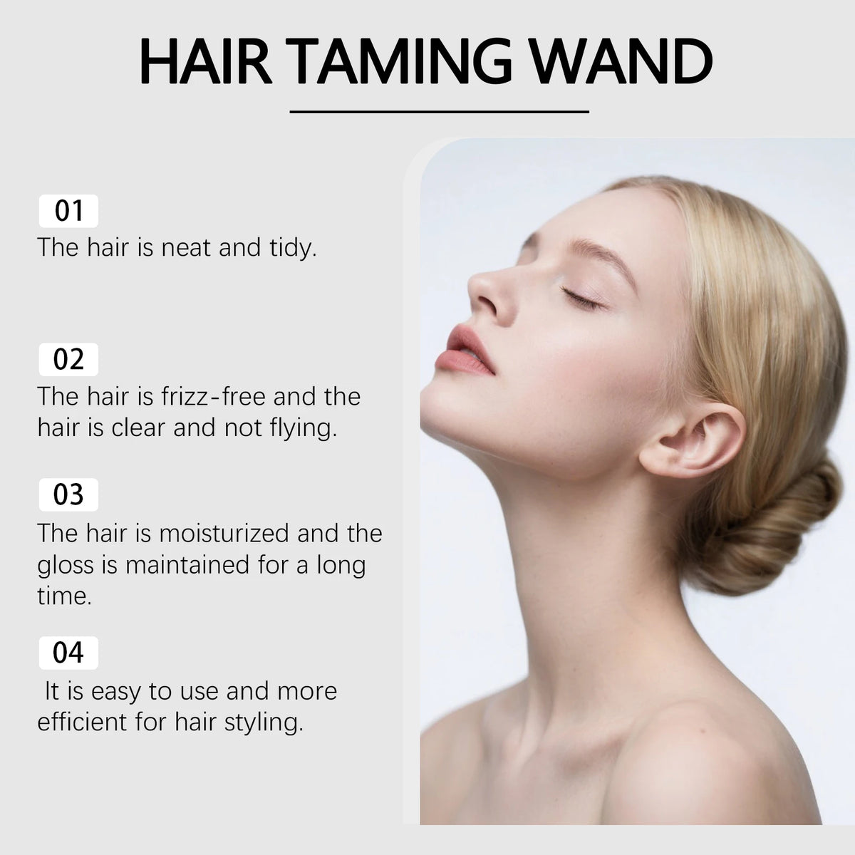 Anti-Frizz Hair Finishing Stick for Sleek Flyaway & Edge Control