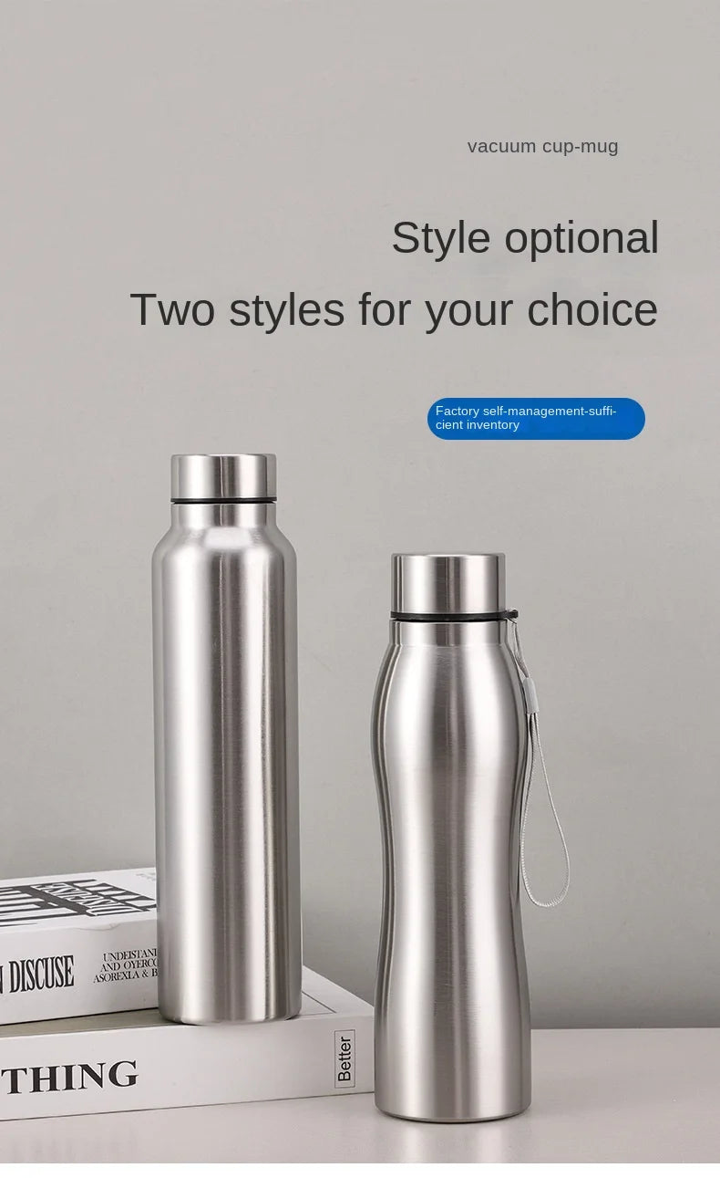 1000ml Insulated Stainless Steel Sports Water Bottle - Leakproof Metal Flask - 10