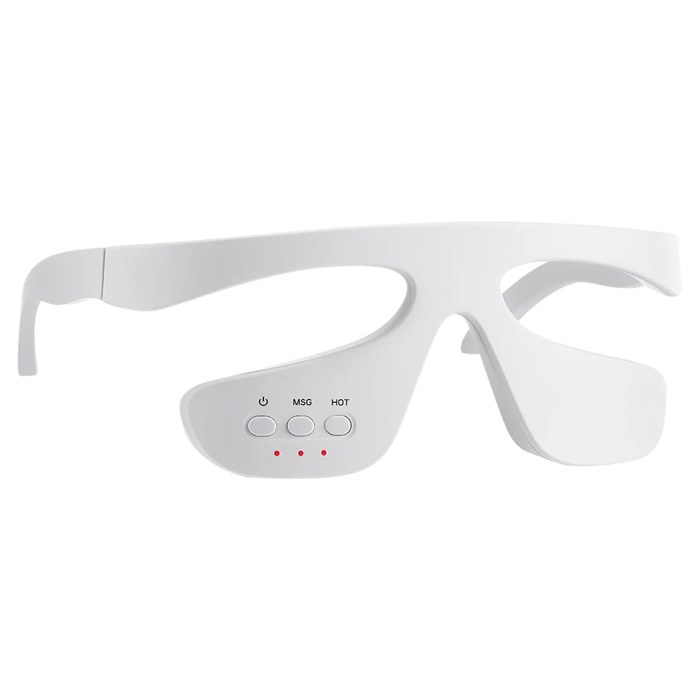 3D LED Red Light Eye Massager with Vibration for Dark Circles & Fatigue Relief - 24