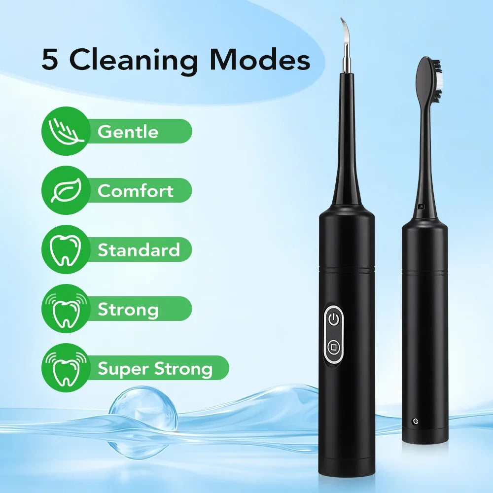Electric Sonic Dental Calculus & Plaque Remover for Home Teeth Whitening - 2