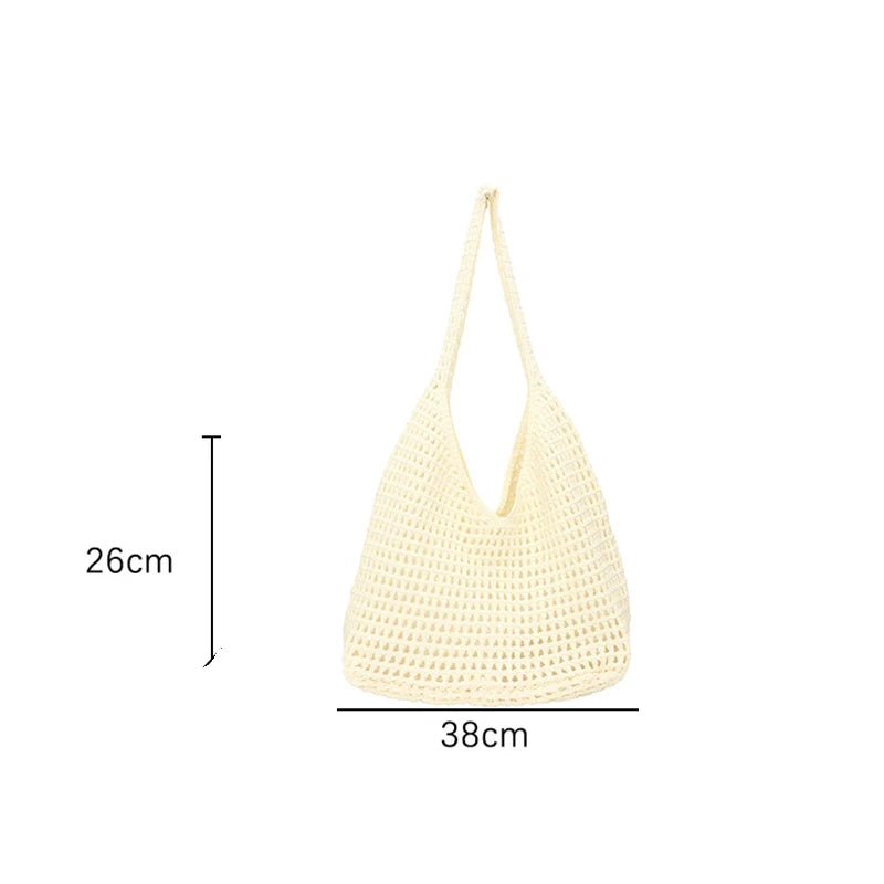 Luxury Bohemian Crochet Tote