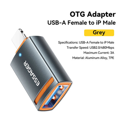 Universal USB 3.0 OTG Adapter Type-C Micro & Lightning Converter