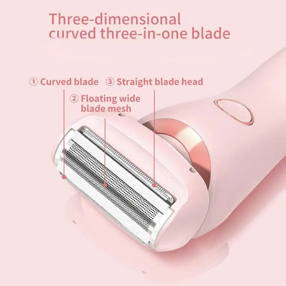 2-in-1 Women’s Electric Shaver & Painless Body Hair Remover